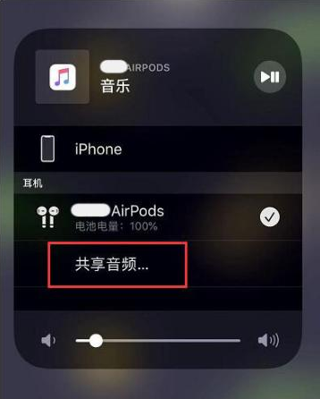 金秀苹果14音频维修点分享iPhone14音频共享设置方法 