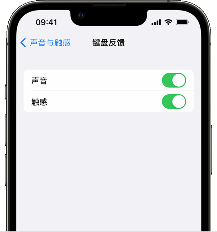 金秀苹果14维修店分享如何在 iPhone 14 机型中使用触感键盘 