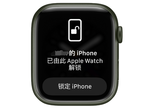 金秀苹果手机维修分享用 AppleWatch 解锁配备面容 ID 的 iPhone方法 